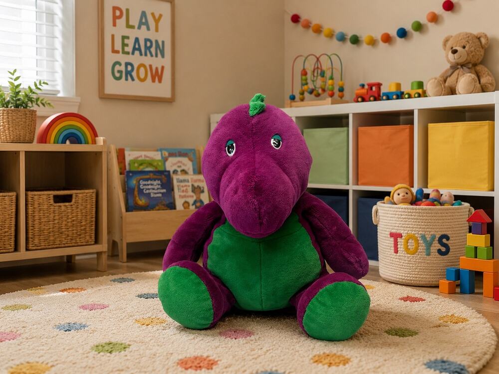 Barney Vintage 1988 Chrisha Playful Plush Large